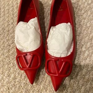 Valentino Vlogo ballet flats